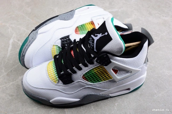 AQ9129-100 Green AQ9129-100 Retro Rasta 4 Jordan Lucid 0121